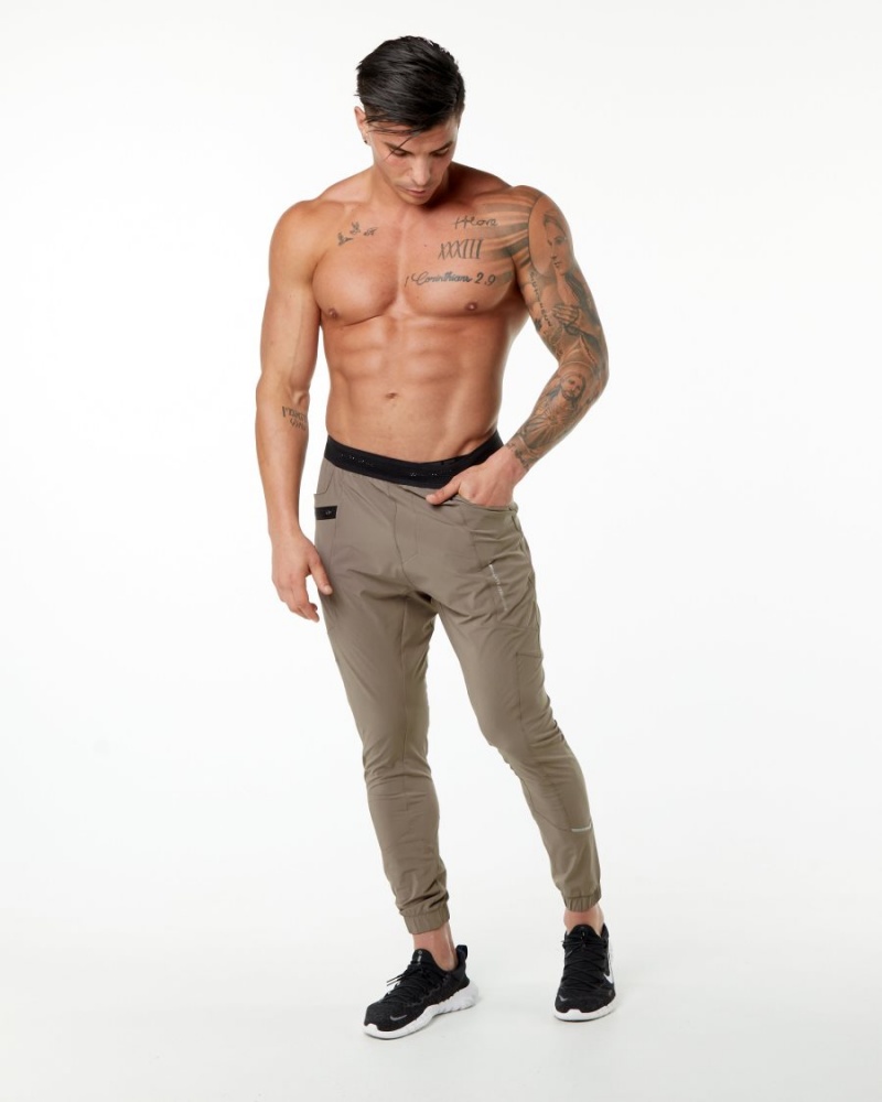 Pantalon Jogging Alphalete Studio Pant Mocha Homme | OHS-37720615