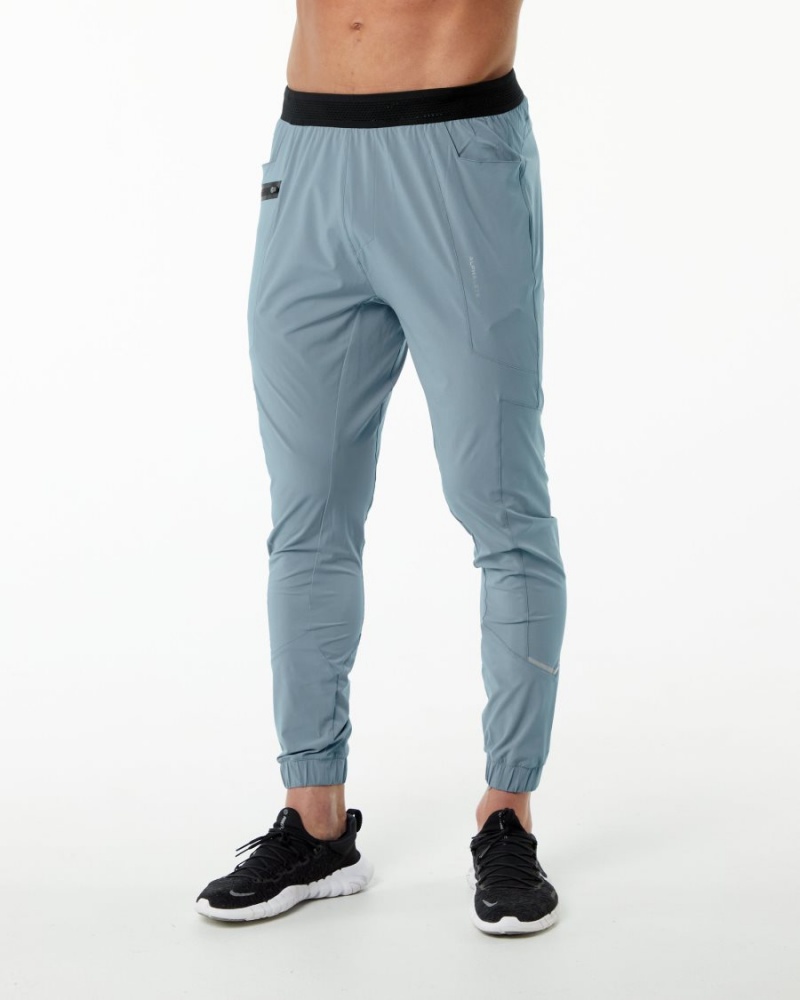 Pantalon Jogging Alphalete Studio Pant Bleu Homme | EPI-62999583