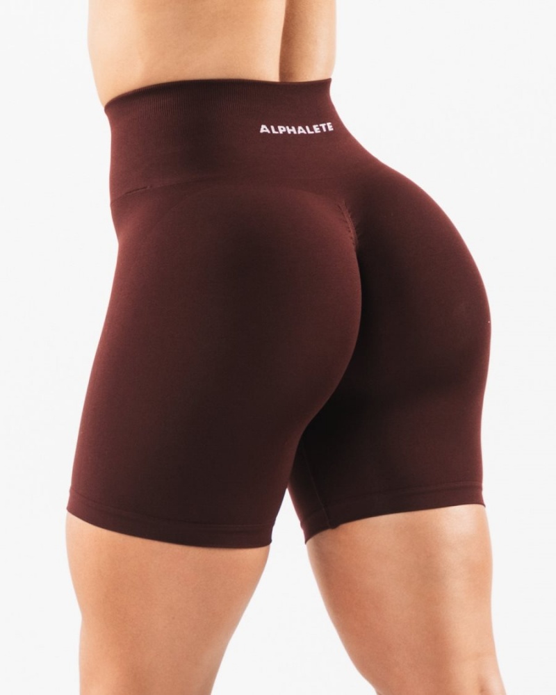 Short Alphalete Amplify Corta 6.5” Sangria Femme | MQV-79340690