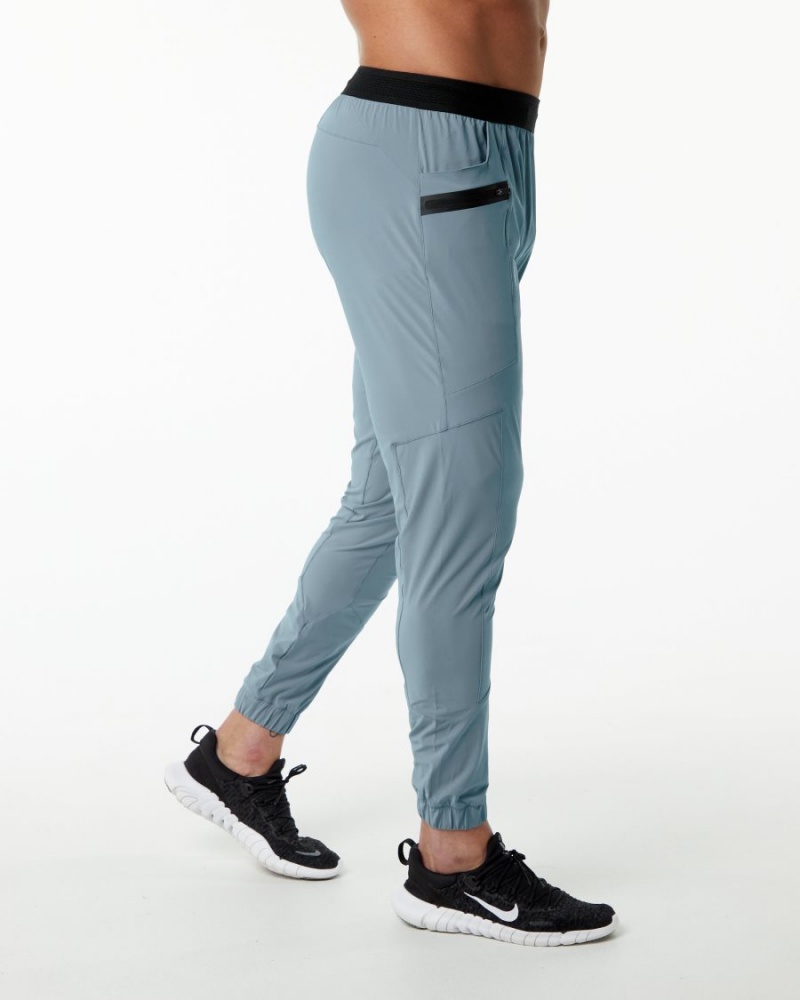 Pantalon Jogging Alphalete Studio Pant Bleu Homme | EPI-62999583