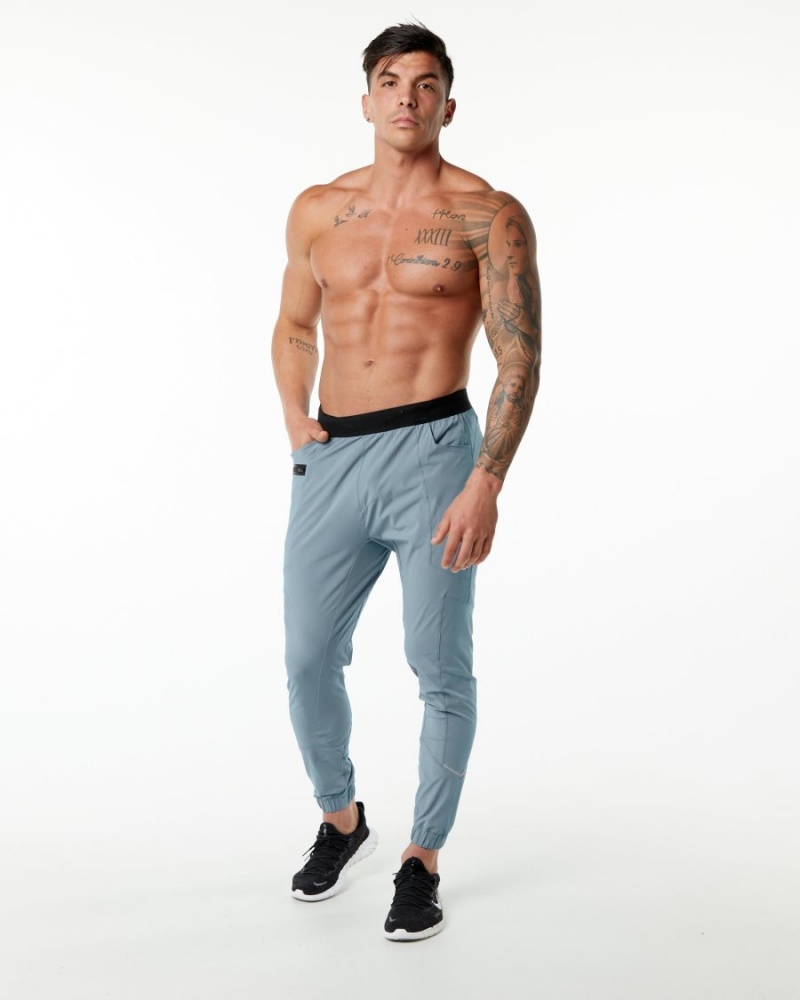 Pantalon Jogging Alphalete Studio Pant Bleu Homme | EPI-62999583