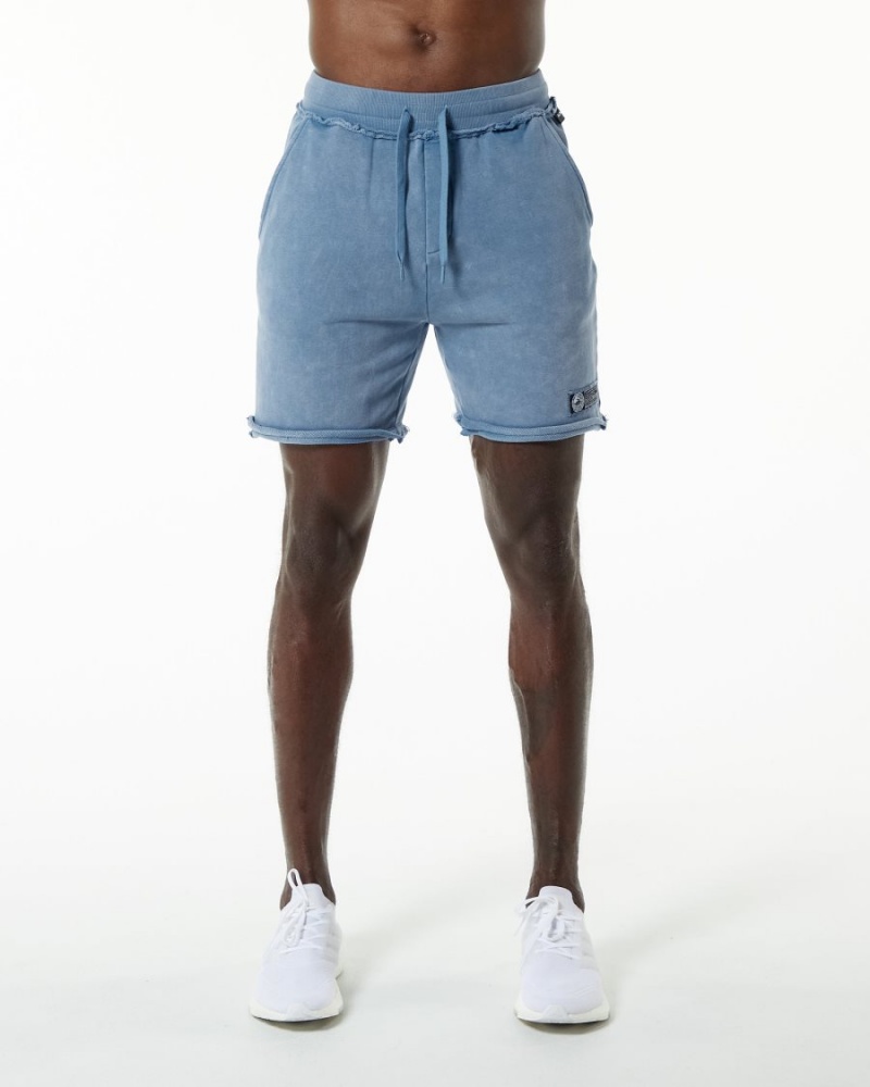 Short Alphalete Very Terry Corta Bleu Homme | HLZ-09241343