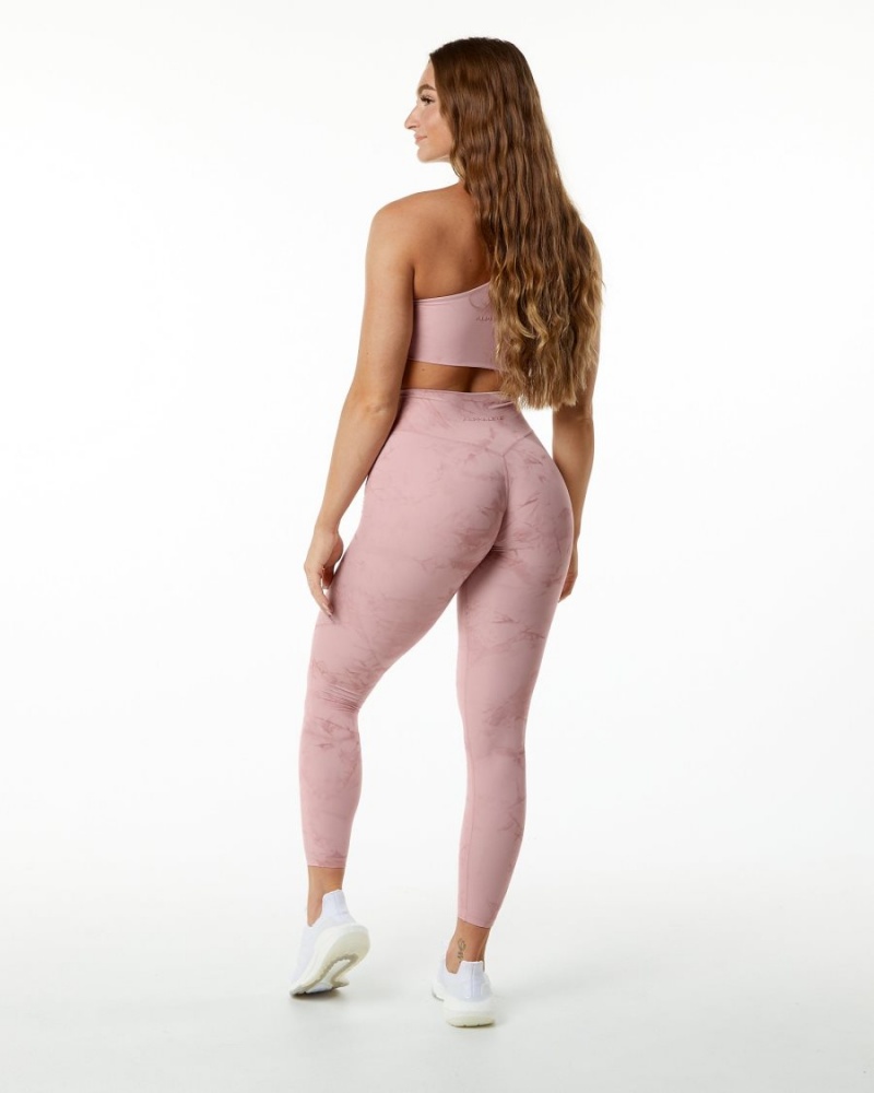 Leggings Alphalete Alphalux Wonder Legging 27" Blossom Femme | QFH-36917581