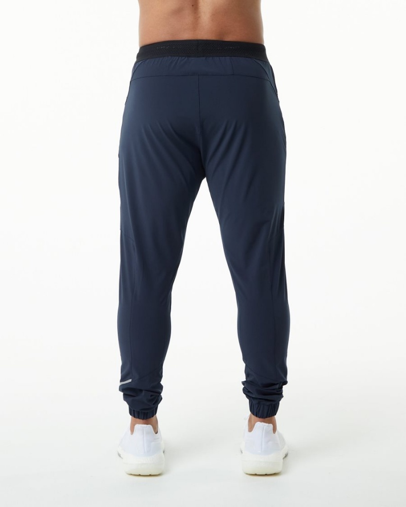 Pantalon Jogging Alphalete Studio Pant Bleu Marine Homme | MSZ-22847131