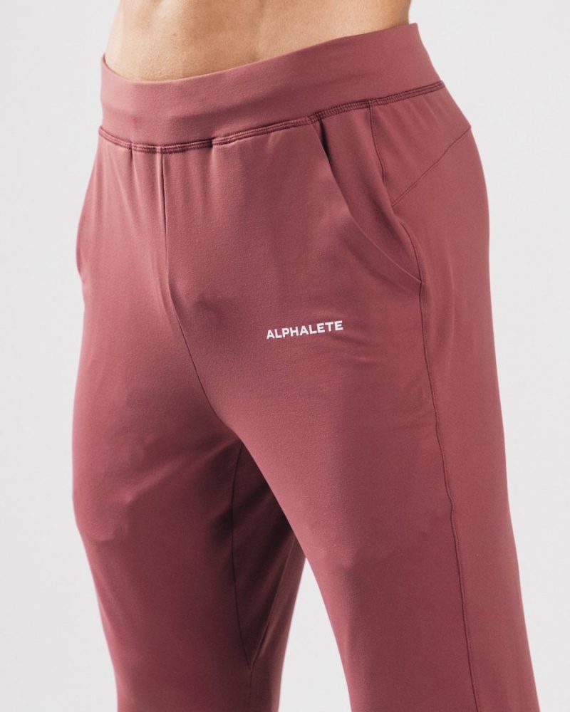 Pantalon Jogging Alphalete Trace Jogger Mauve Homme | HXE-90480192