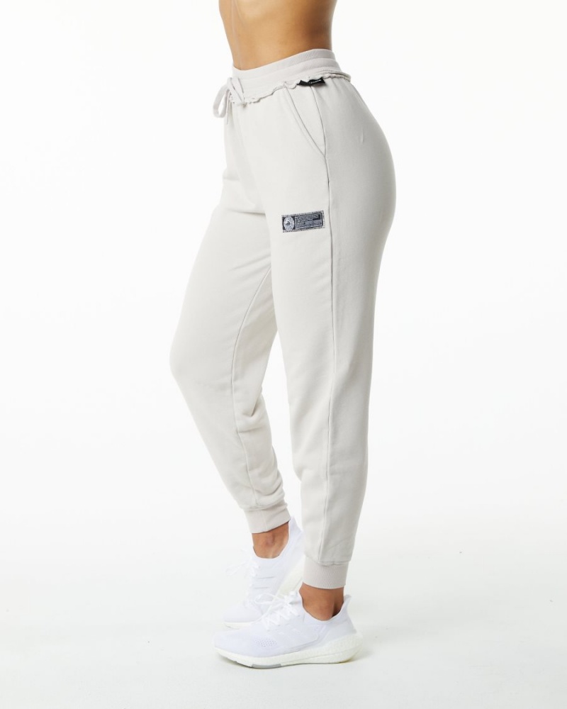 Pantalon Jogging Alphalete Very Terry Jogger Moonstone Femme | MLD-06682416