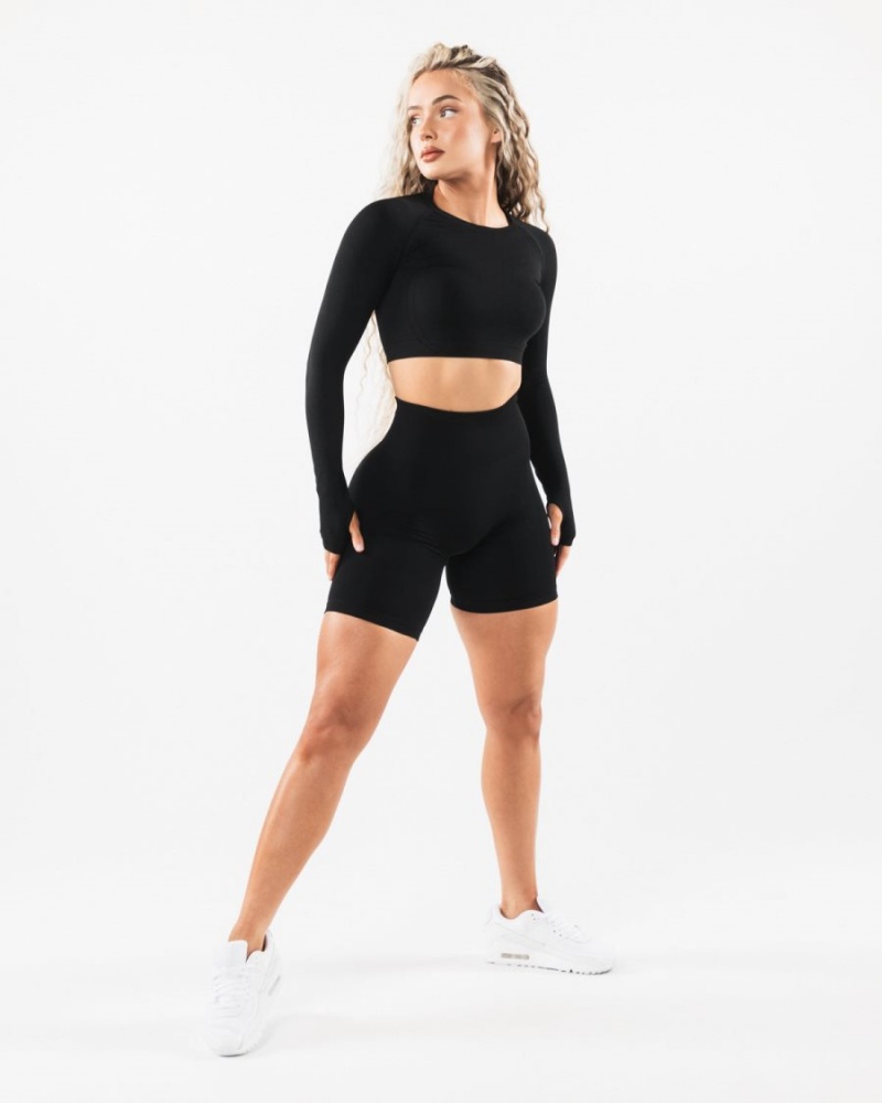 Short Alphalete Amplify Corta 6.5” Noir Femme | QZA-24650171