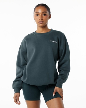 Vestes Alphalete Classiche Crew Ocean Femme | KVW-54062220