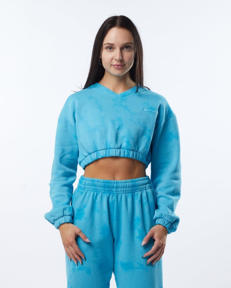 Vestes Alphalete HCTS Pull Ocean Femme | CGU-99266473