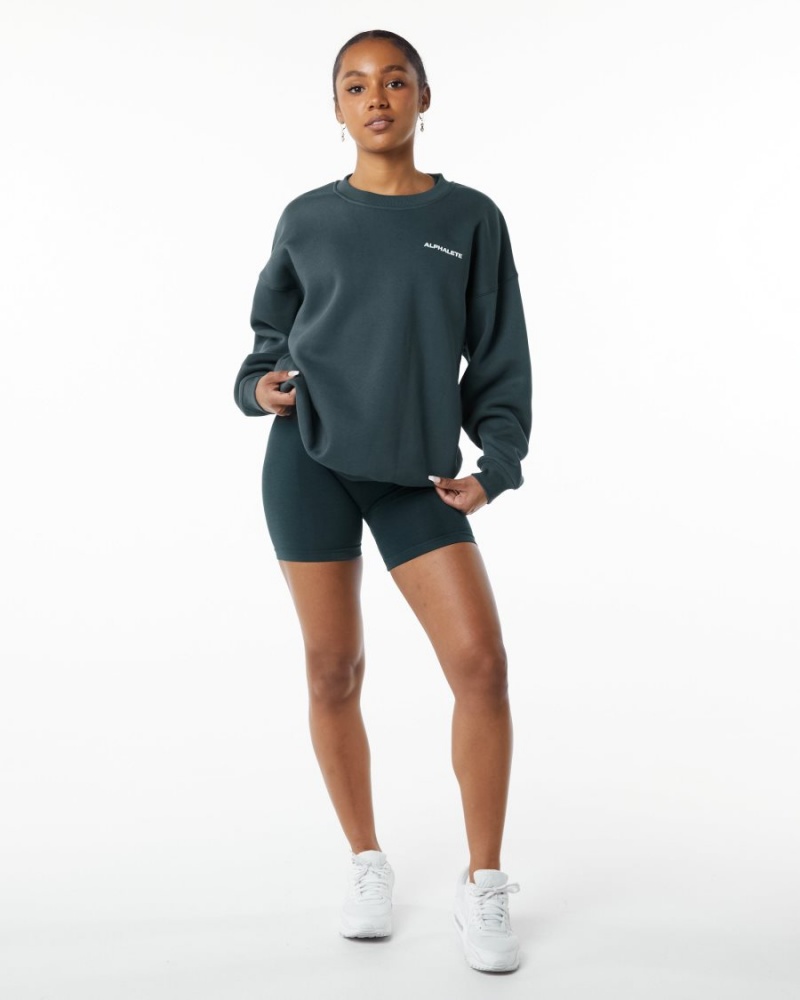 Vestes Alphalete Classiche Crew Ocean Femme | KVW-54062220