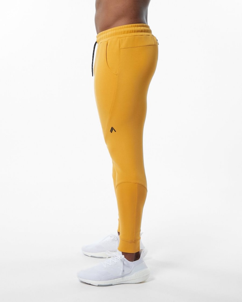 Pantalon Jogging Alphalete ELMTS Cuffed Jogger Jaune Homme | JUK-00793030