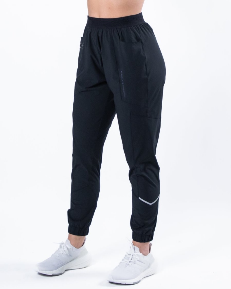 Pantalon Jogging Alphalete Studio Pant Noir Femme | TCW-02774200