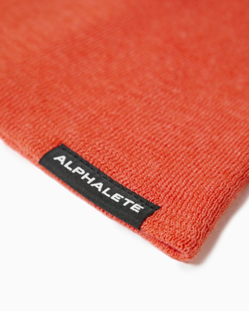 Accessoires Alphalete Essential Beanie Orange Homme | CXQ-95248243