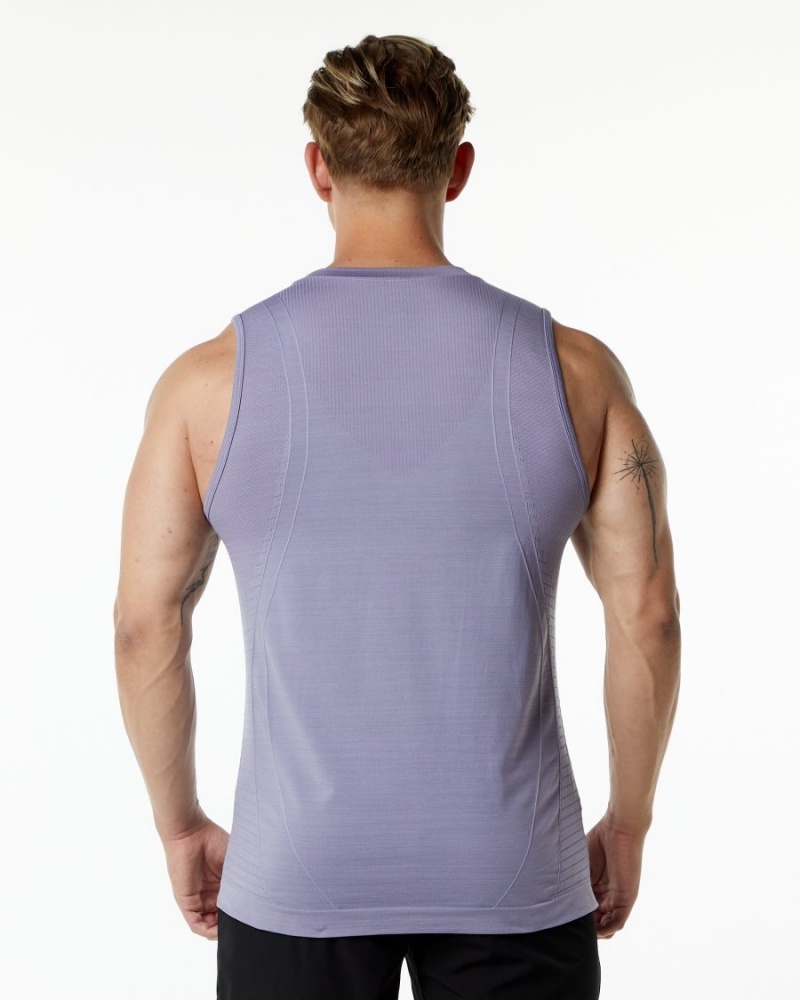 Debardeur Alphalete Ozone Tank Lavande Homme | VDE-04831009