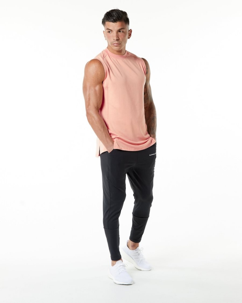 Debardeur Alphalete Evo Tank Corail Homme | AZA-62086170