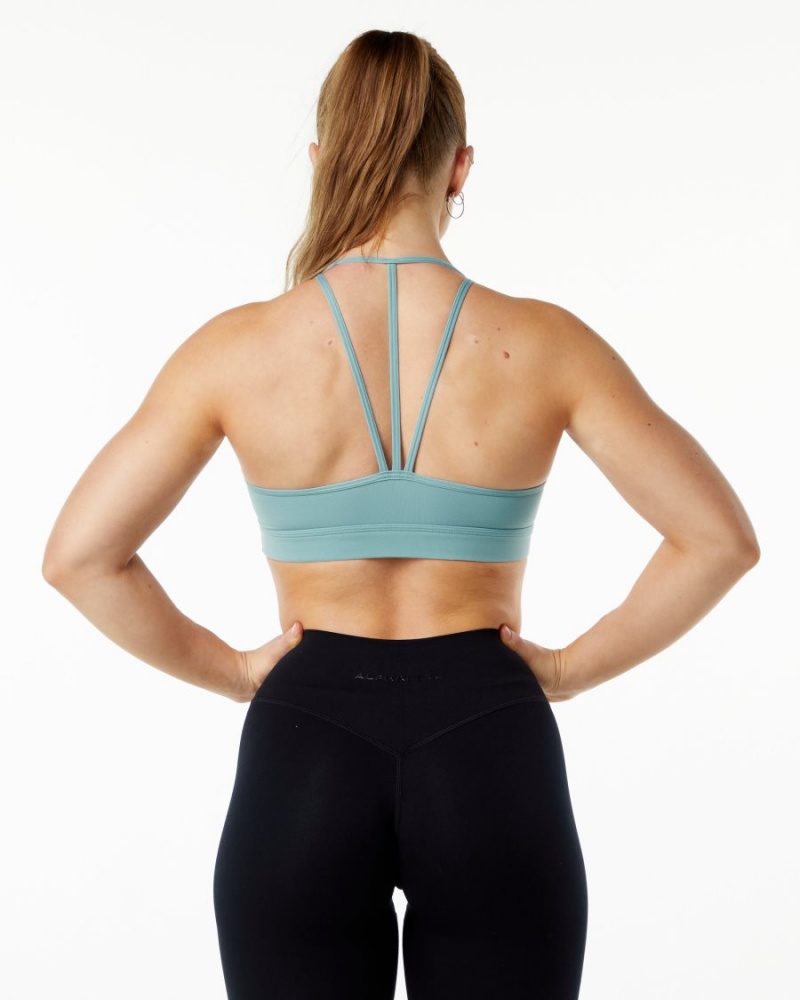 Soutien Gorge Sport Alphalete Alphalux Tri Bra Rainfall Femme | EBF-50498434