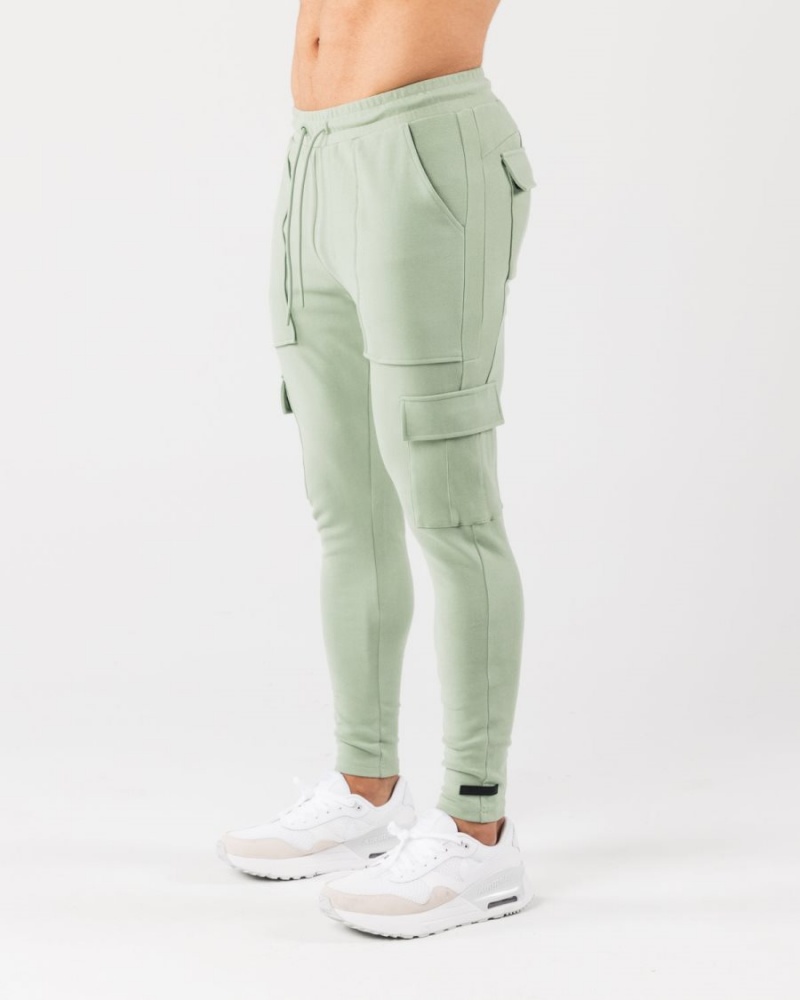 Pantalon Jogging Alphalete Identity Cargo Sage Homme | FOP-22880653