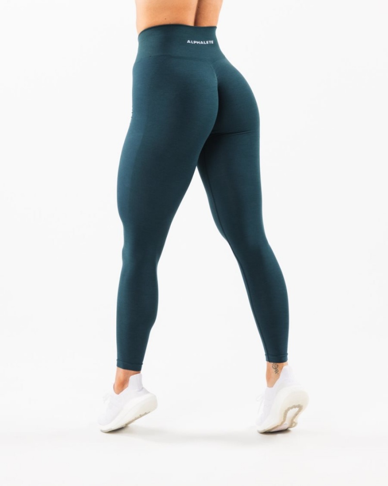 Leggings Alphalete Amplify Legging Midnight Femme | CIX-73727796