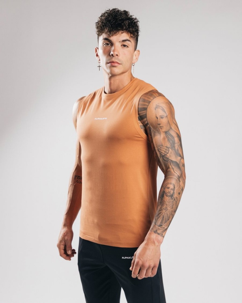 Debardeur Alphalete Performance Axis Tank Clay Homme | YVL-84206737