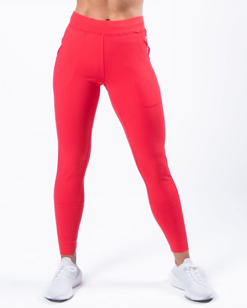 Pantalon Jogging Alphalete Trace Jogger Rose Femme | SYM-91433718