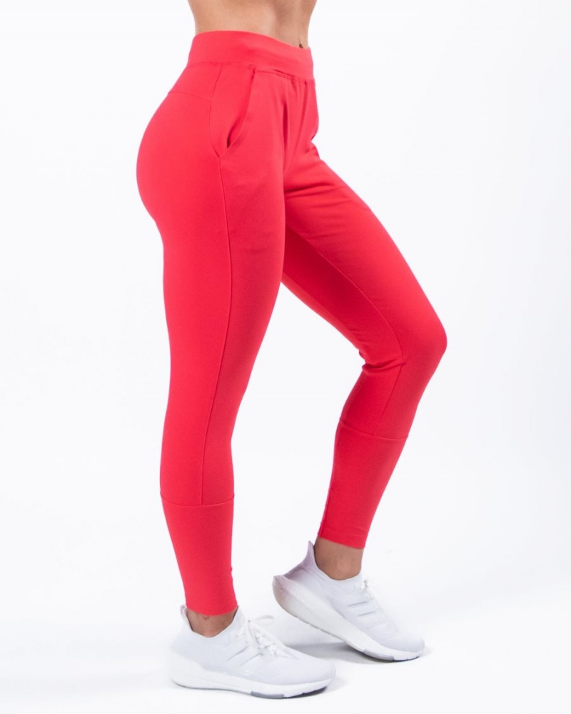 Pantalon Jogging Alphalete Trace Jogger Rose Femme | SYM-91433718