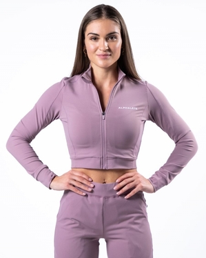 Vestes Alphalete Trace Jacket Violette Femme | AED-95690574