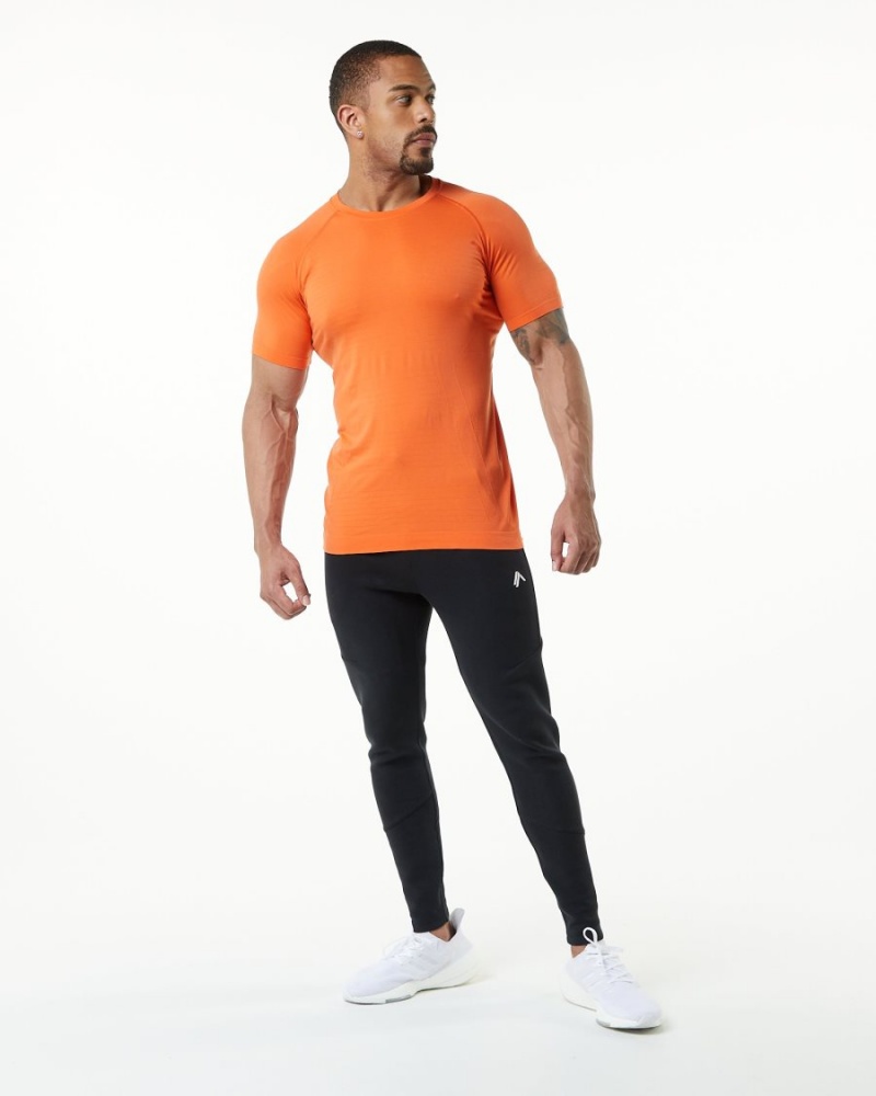 Chemises Alphalete Hero Tee Faded Strawberry Homme | LJW-05747715