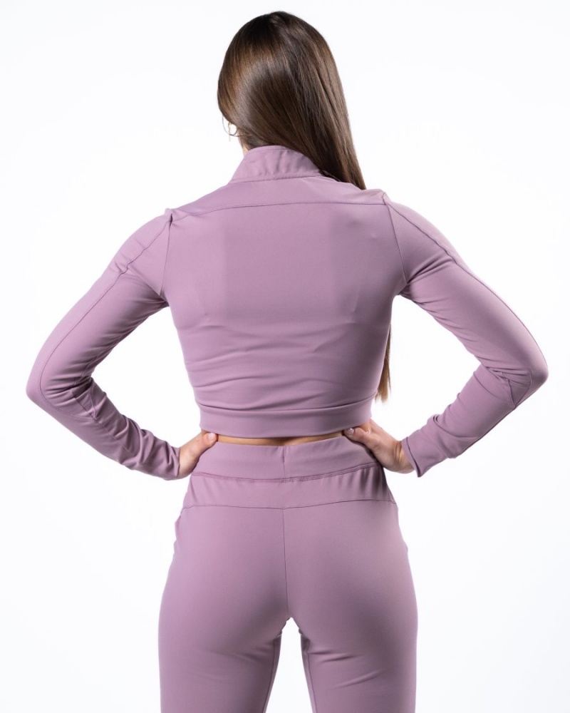 Vestes Alphalete Trace Jacket Violette Femme | AED-95690574