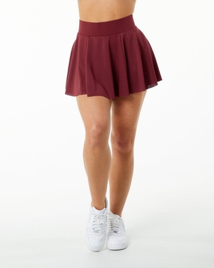 Jupes Alphalete Varsity Skirt Crimson Femme | DDI-78985765