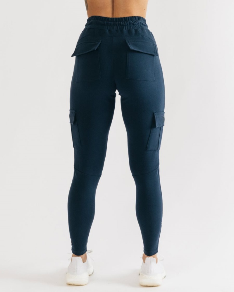 Pantalon Jogging Alphalete Identity Cargo Noir Femme | KZE-49363072