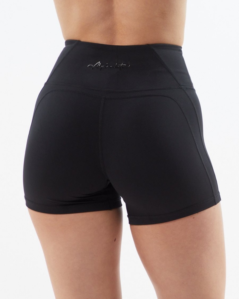 Short Alphalete Pulse Surge Corta 4" Blackout Femme | SDF-98344443