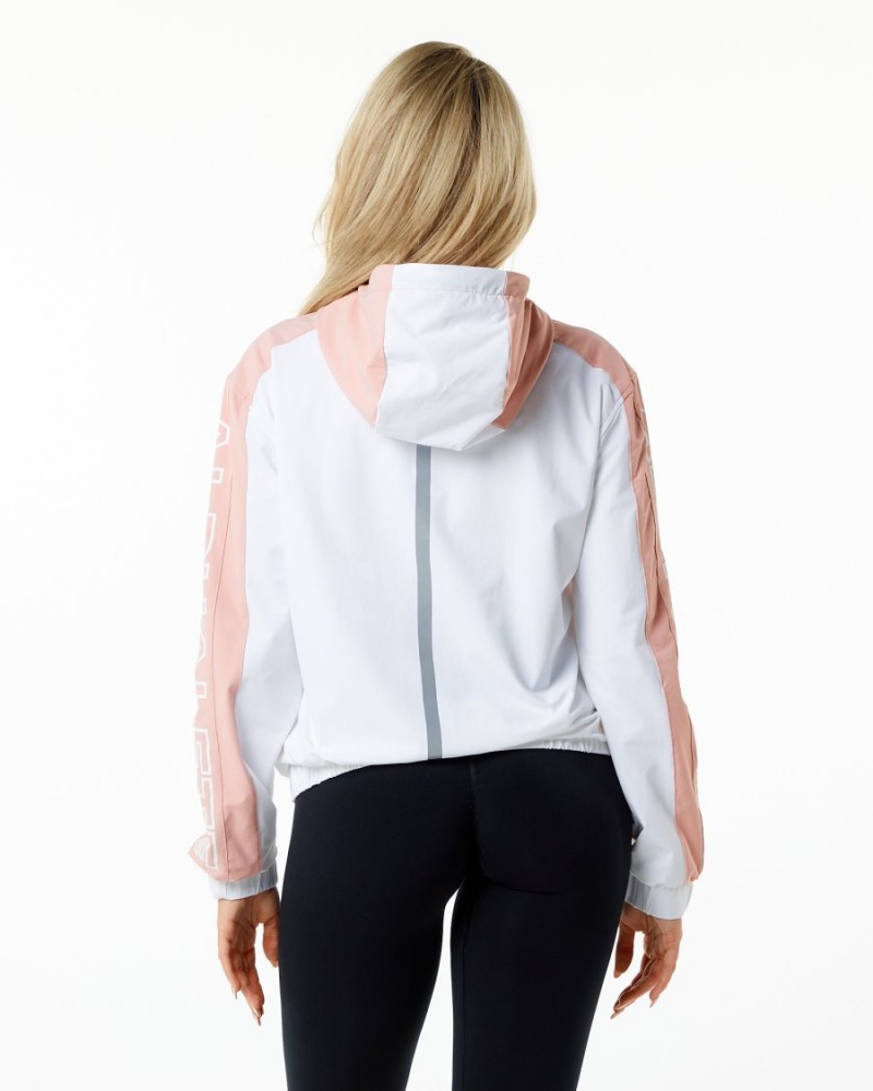 Vestes Alphalete Infinity Tech Jacket Rose Femme | AZU-29231451