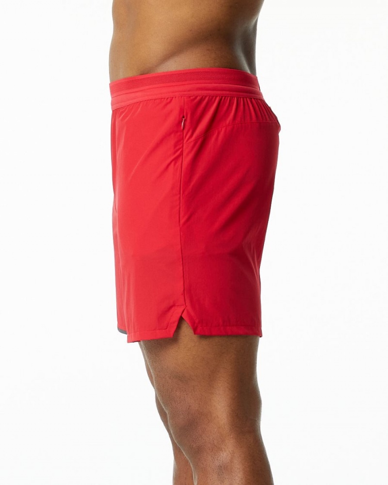 Short Alphalete Studio Corta 6" Rouge Homme | YPD-94912614