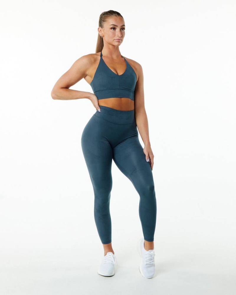 Soutien Gorge Sport Alphalete Alphalux Wonder Bra Bleu Femme | LFI-53038277