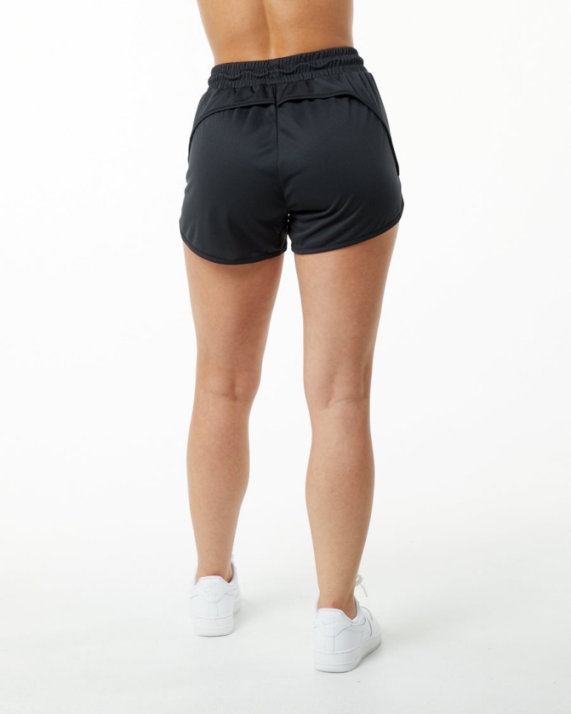 Short Alphalete Varsity Corta 3.25" Noir Femme | JYT-11700101