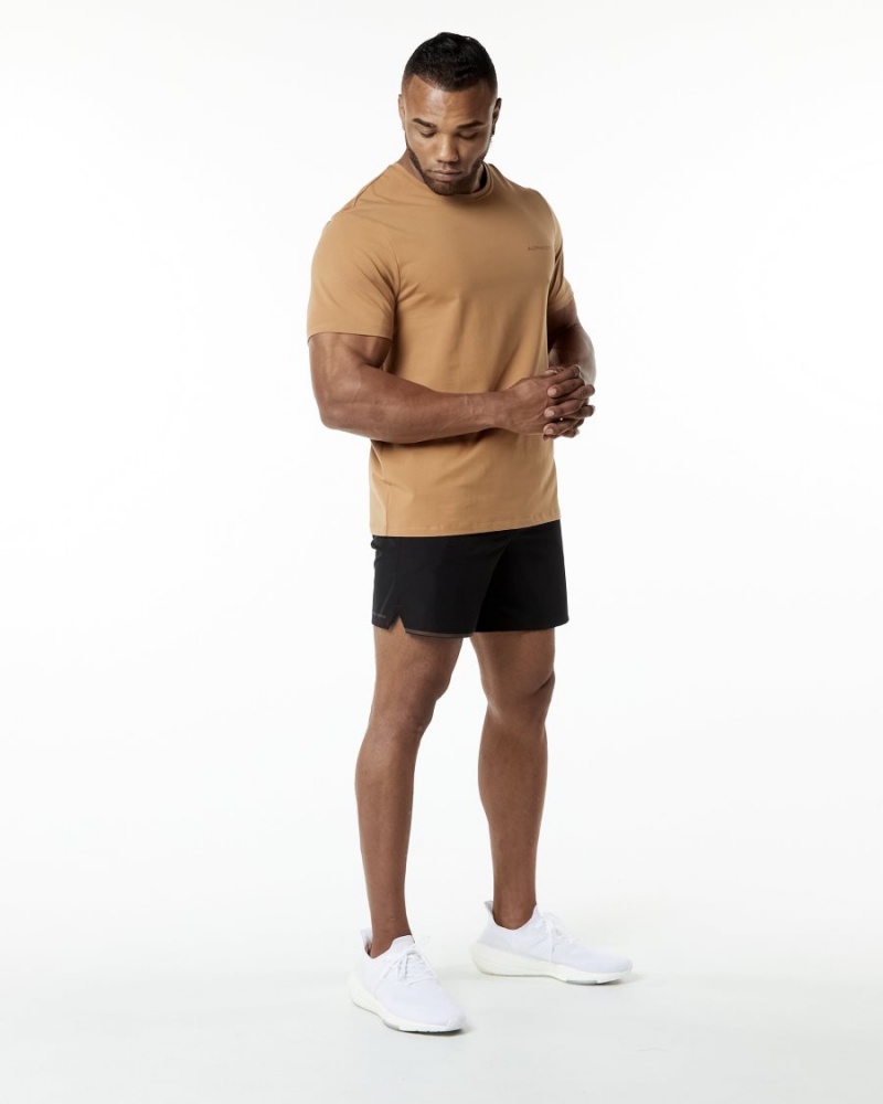 Chemises Alphalete Classiche Tee Rust Homme | GMH-36827247