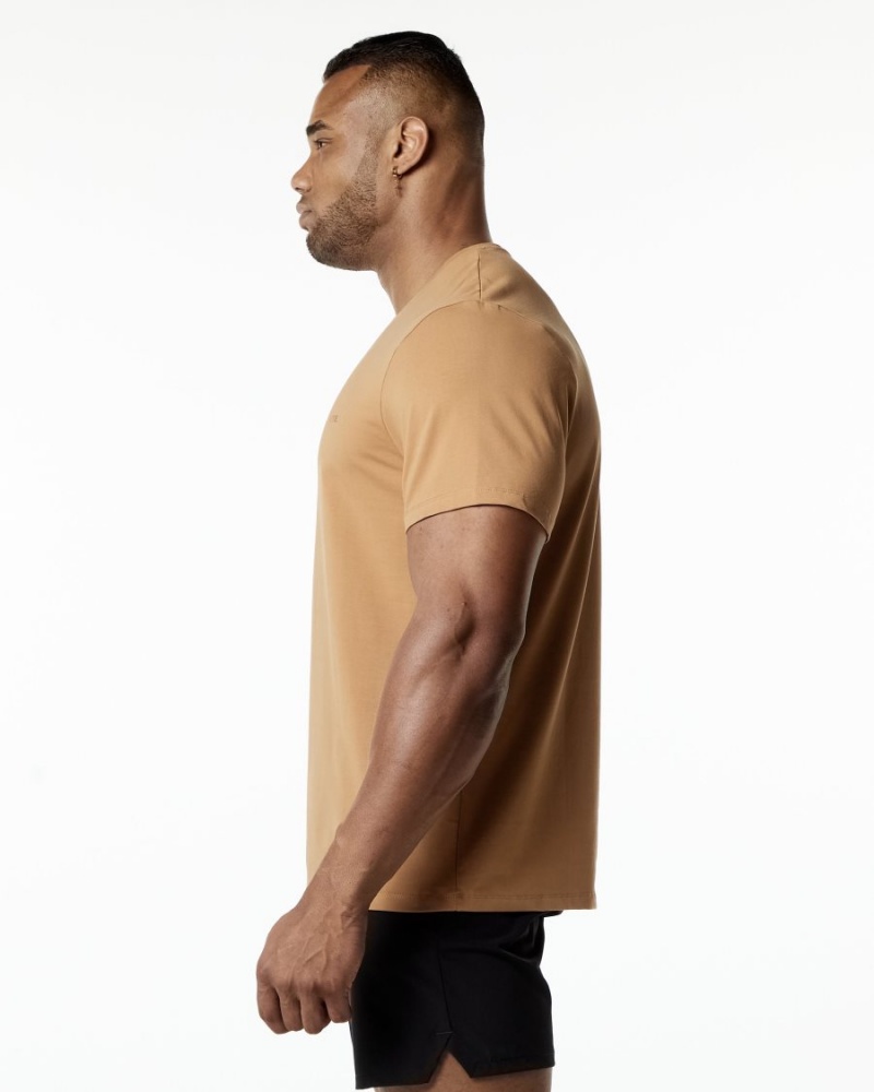 Chemises Alphalete Classiche Tee Rust Homme | GMH-36827247