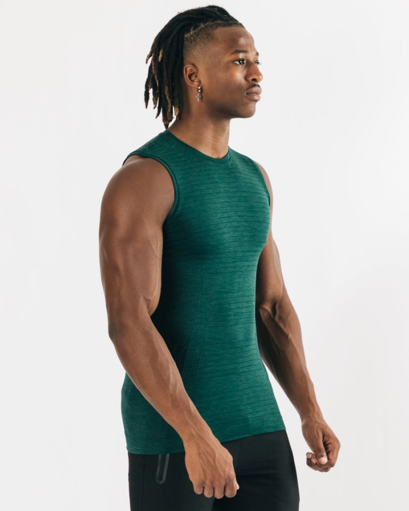 Debardeur Alphalete Hero Tank Darkest Pine Homme | EPJ-69491374