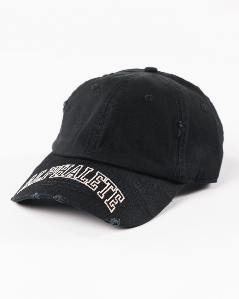 Accessoires Alphalete Collegiate Vintage Cap Noir Homme | DRL-56210891