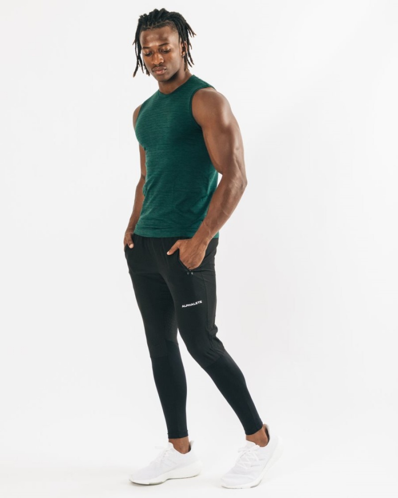 Debardeur Alphalete Hero Tank Darkest Pine Homme | EPJ-69491374