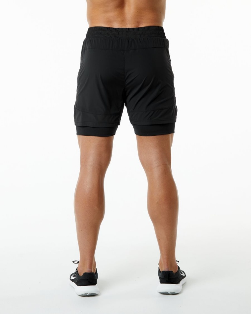 Short Alphalete Infinity Speed Corta 5.5" Noir Homme | MAA-27534421