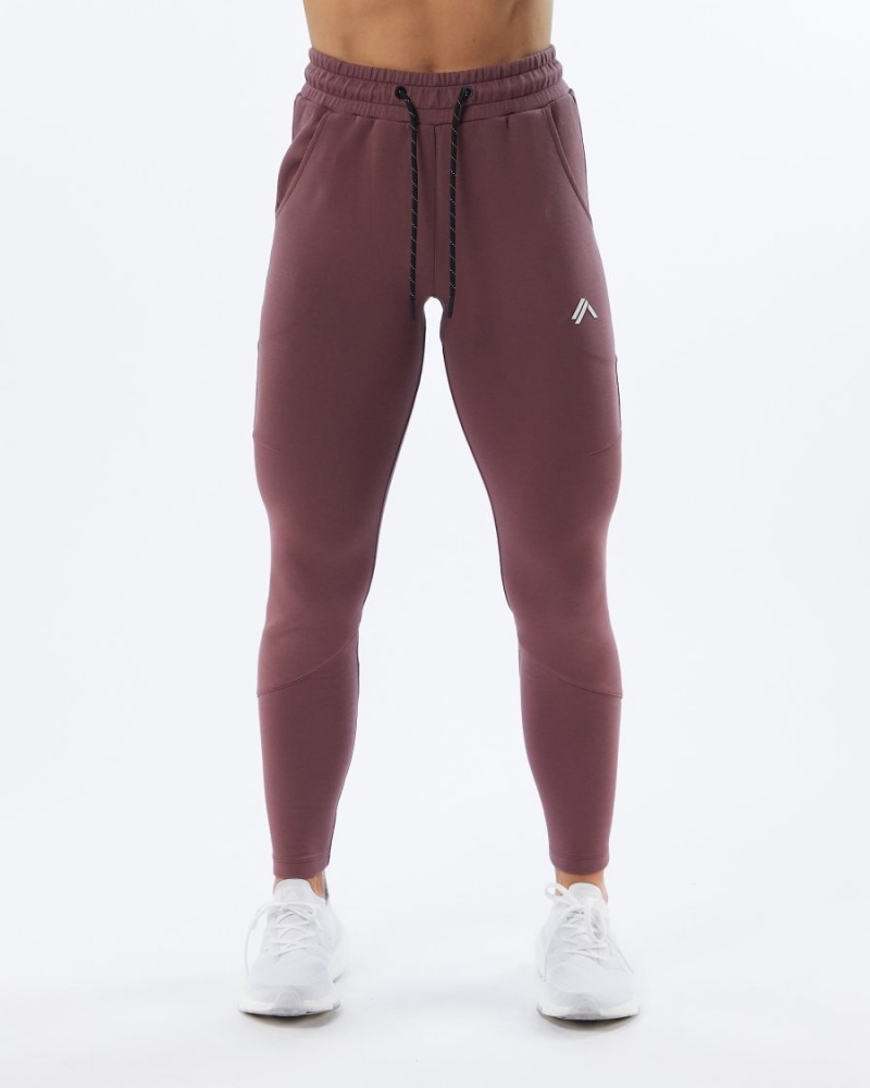 Pantalon Jogging Alphalete ELMTS Zip Jogger Mauve Femme | ZBO-82839618