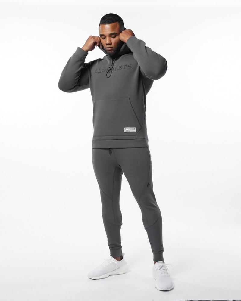 Pantalon Jogging Alphalete ELMTS Cuffed Jogger Charcoal Homme | XLZ-14014434