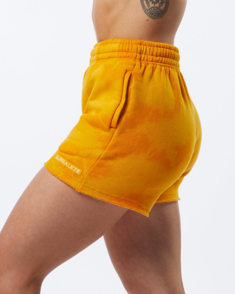 Short Alphalete HCTS Corta 3.5" Golden Sun Femme | TQT-76157628