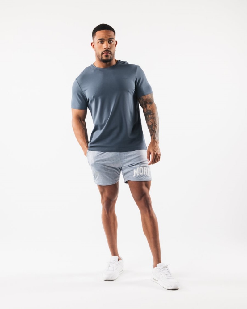 Short Alphalete LDB More Mesh Corta 6” Bleu Homme | YTI-43362993