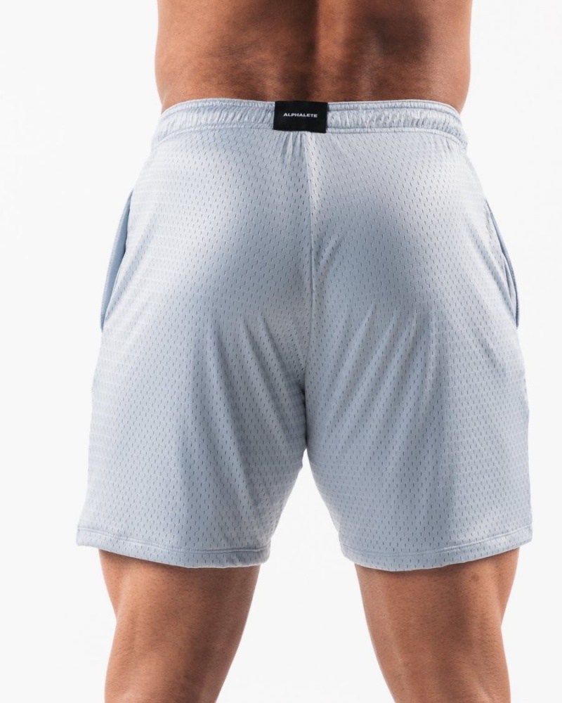 Short Alphalete LDB More Mesh Corta 6” Bleu Homme | YTI-43362993