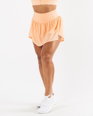 Jupes Alphalete Trace Skirt Corail Femme | ERZ-20584109