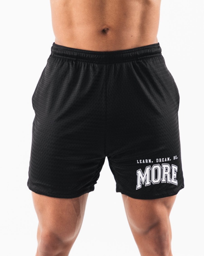 Short Alphalete LDB More Mesh Corta 6” Noir Homme | XPH-17107373