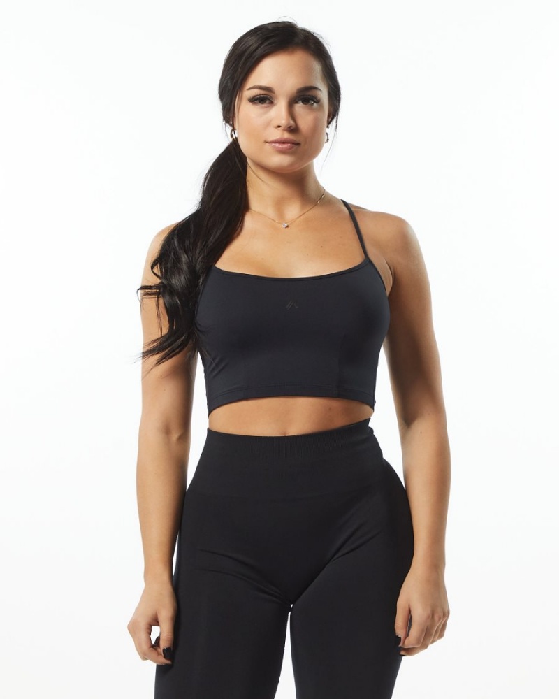 Debardeur Alphalete Ultrasoft Camisole Tank Noir Femme | IJP-54101099