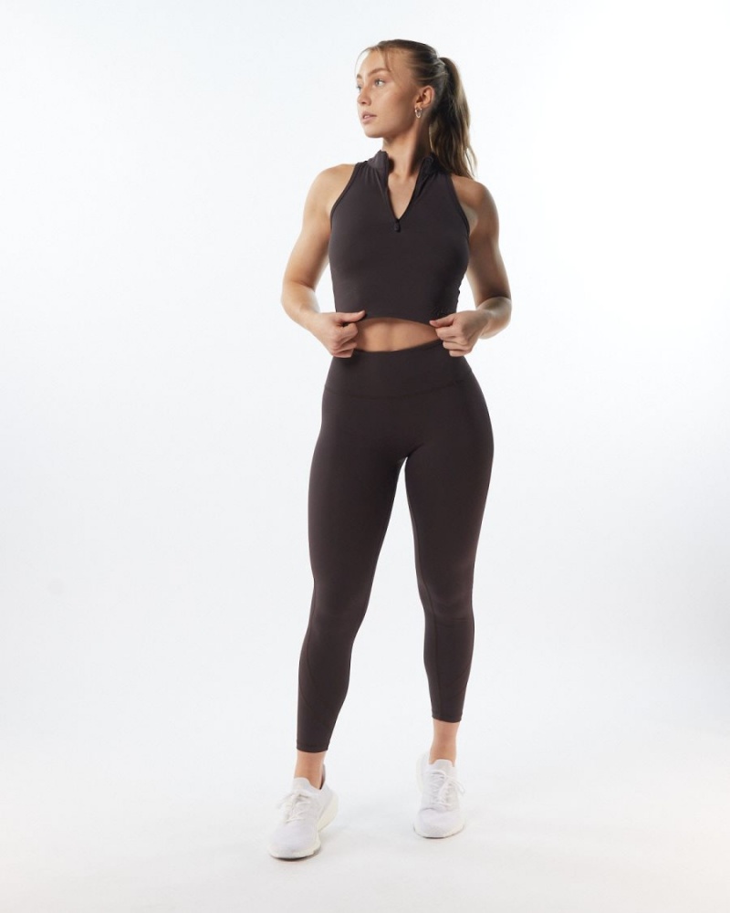 Leggings Alphalete Pulse Surge Legging Grise Femme | EKM-11109112